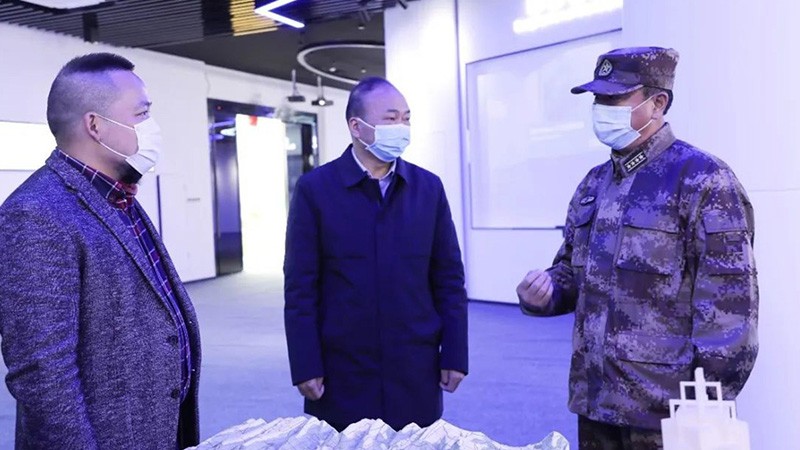 萍鄉軍分區司令員申桂林到江西金石三維智能制造科技有限公司調研指導工作